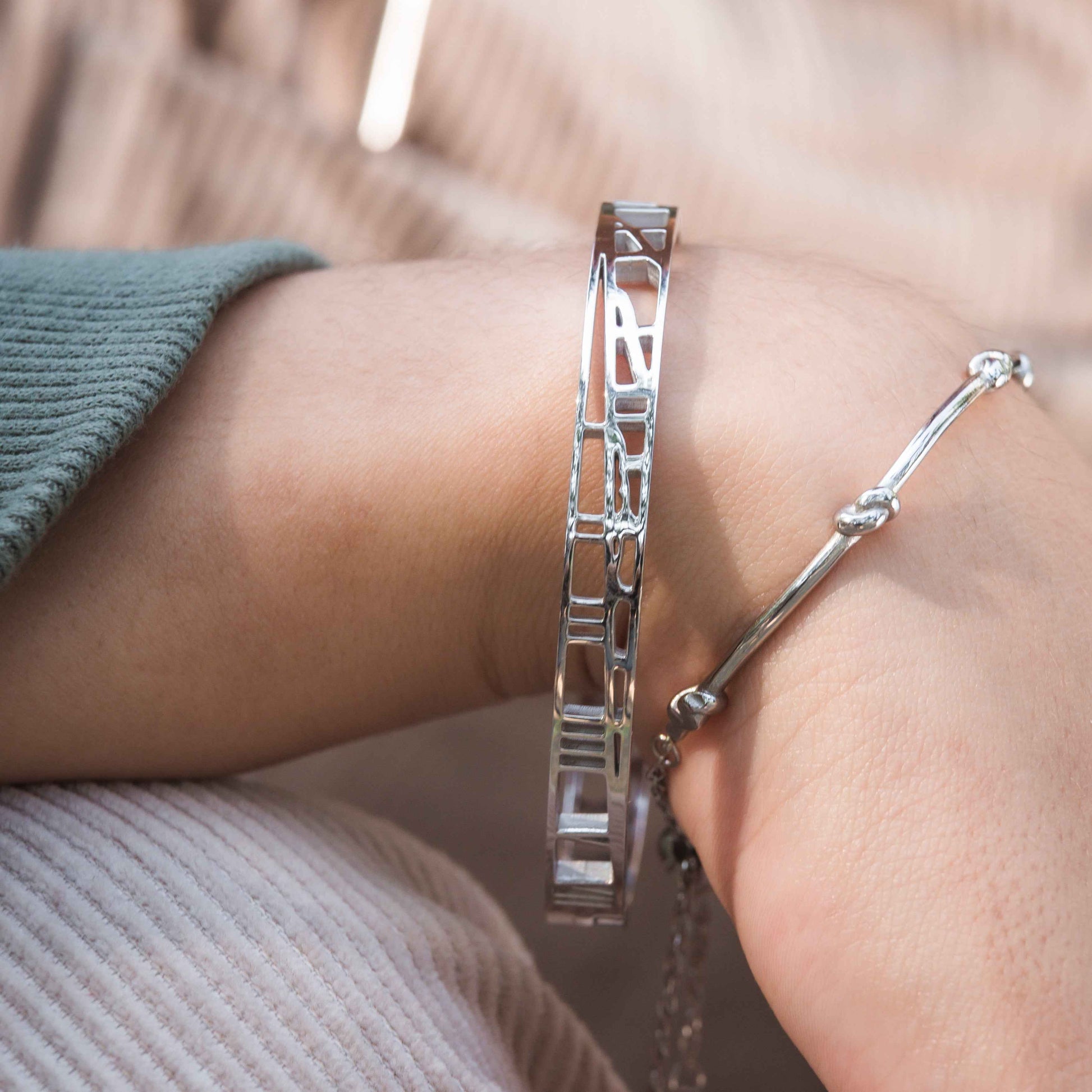 Restoring Justice Bangle Silver