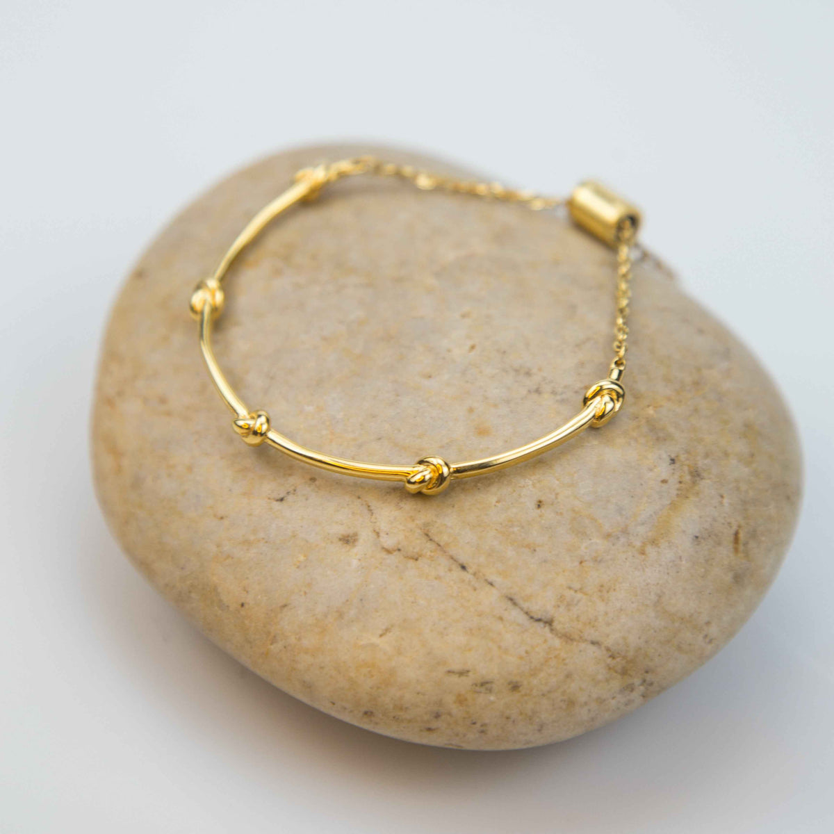 Knots for Freedom Bracelet Gold