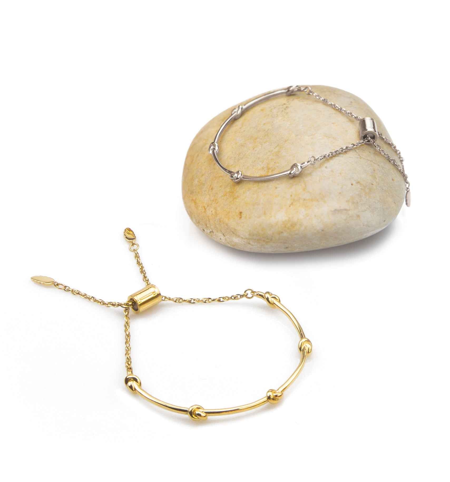 Knots for Freedom Bracelet Silver
