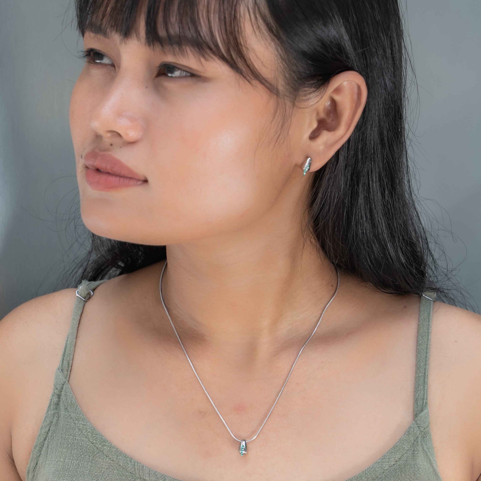 Radicle Necklace Silver