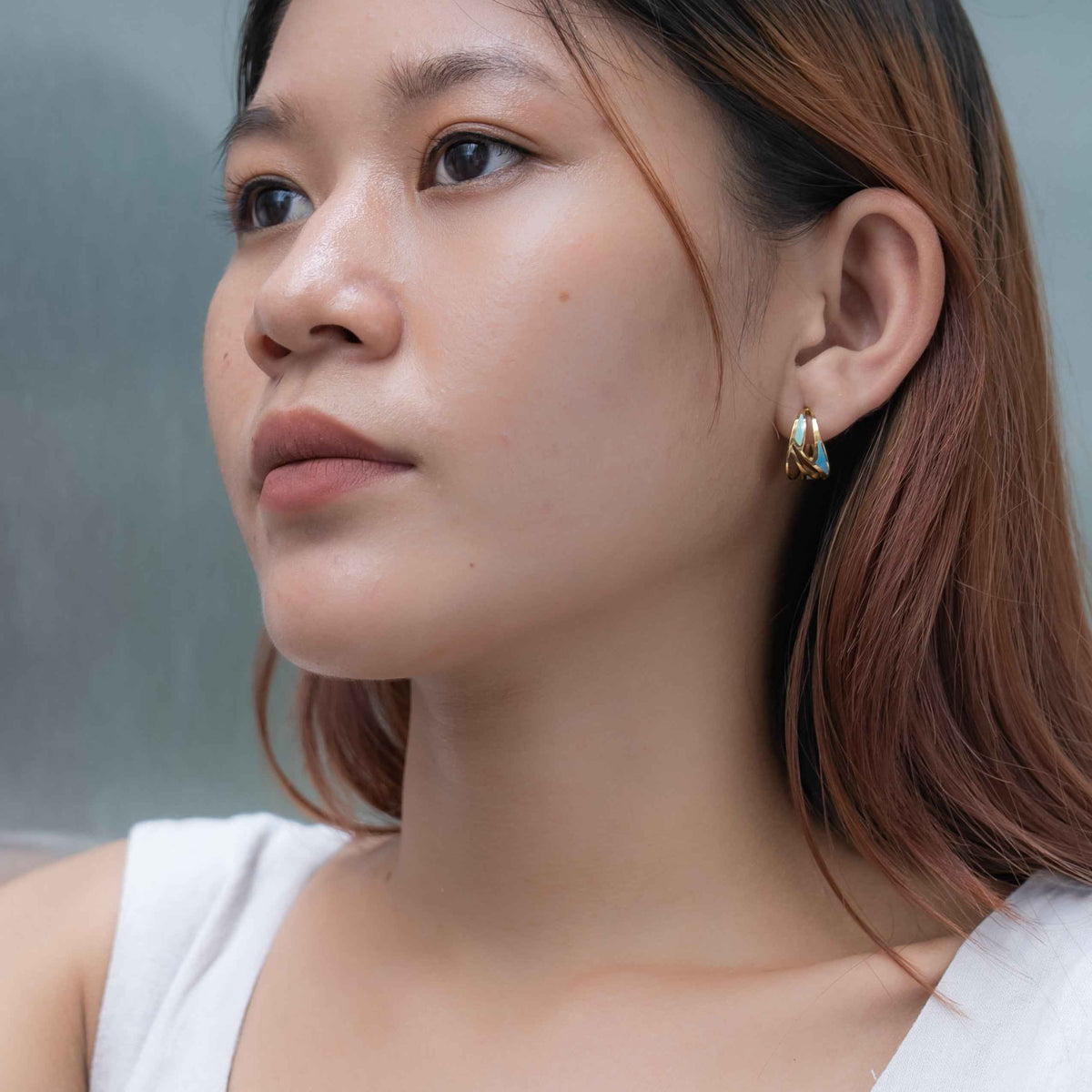 Walk in Faith Mini Hoop Earrings