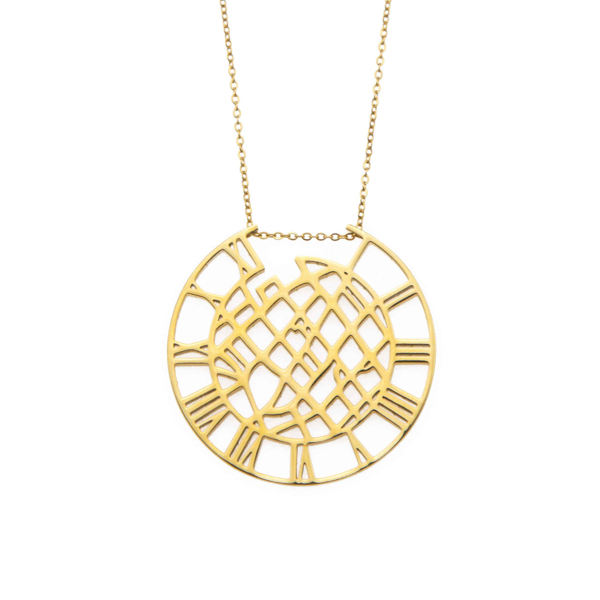 Restoring Justice Necklace Gold