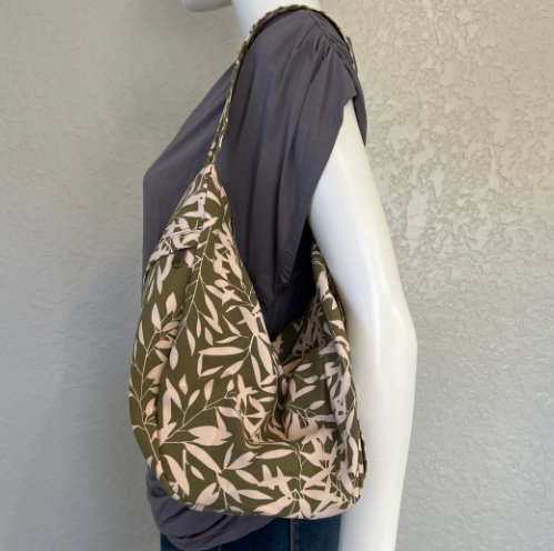 Nika Bag - Gray Tan Floral