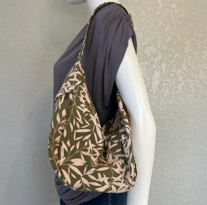 Nika Bag - Gray Tan Floral