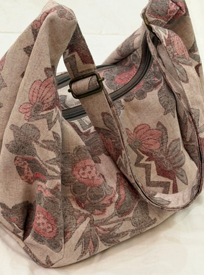 Houng Bag - Soft Taupe Raspberry