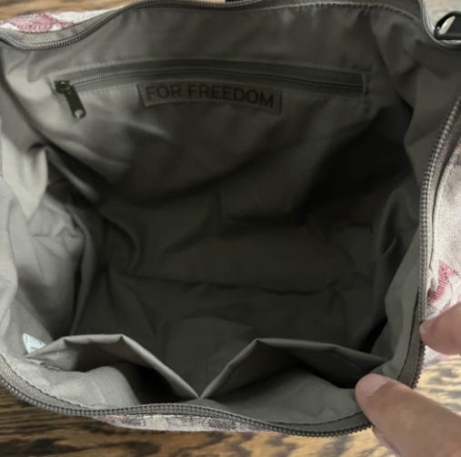 Houng Bag - Black White Leaves