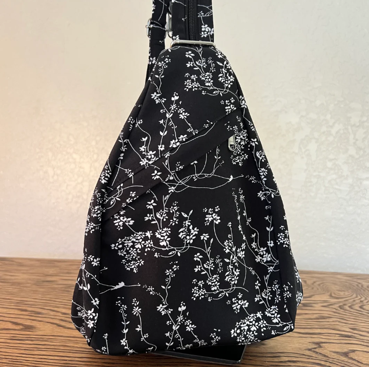 Nika Bag - Black Mini Floral