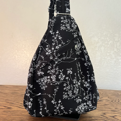 Nika Bag - Black Mini Floral