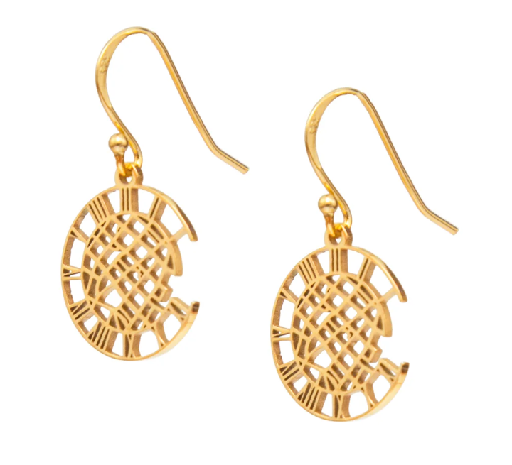 Restoring Justice Dangle Earrings Gold
