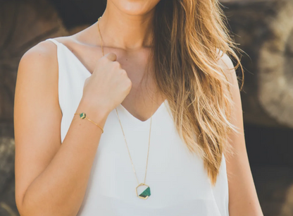 Strength in Hope Necklace Teal