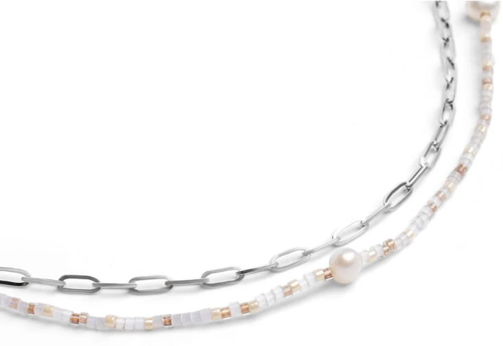 Garden of Eden Necklace Set Stainless Steel