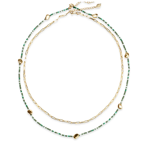 Garden of Eden Necklace Set Gold