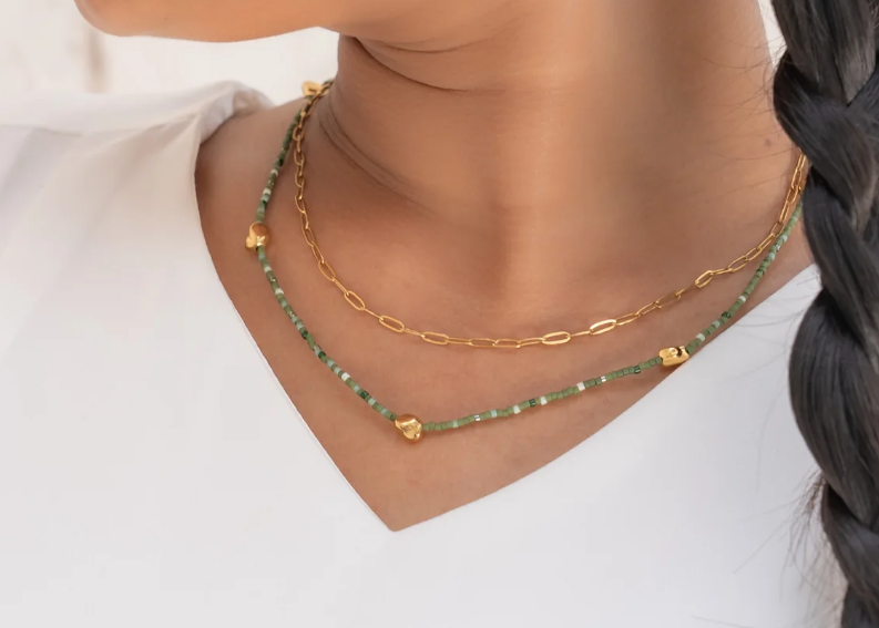 Garden of Eden Necklace Set Gold