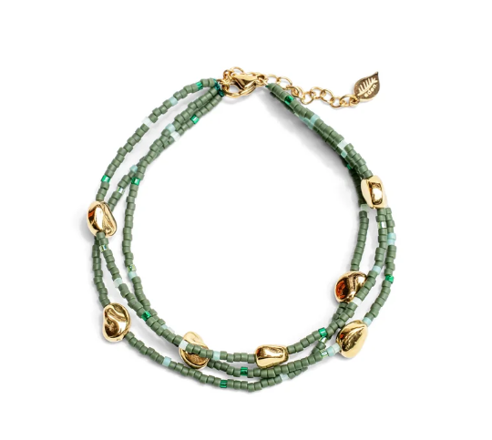 Garden of Eden Layered Bracelet Gold