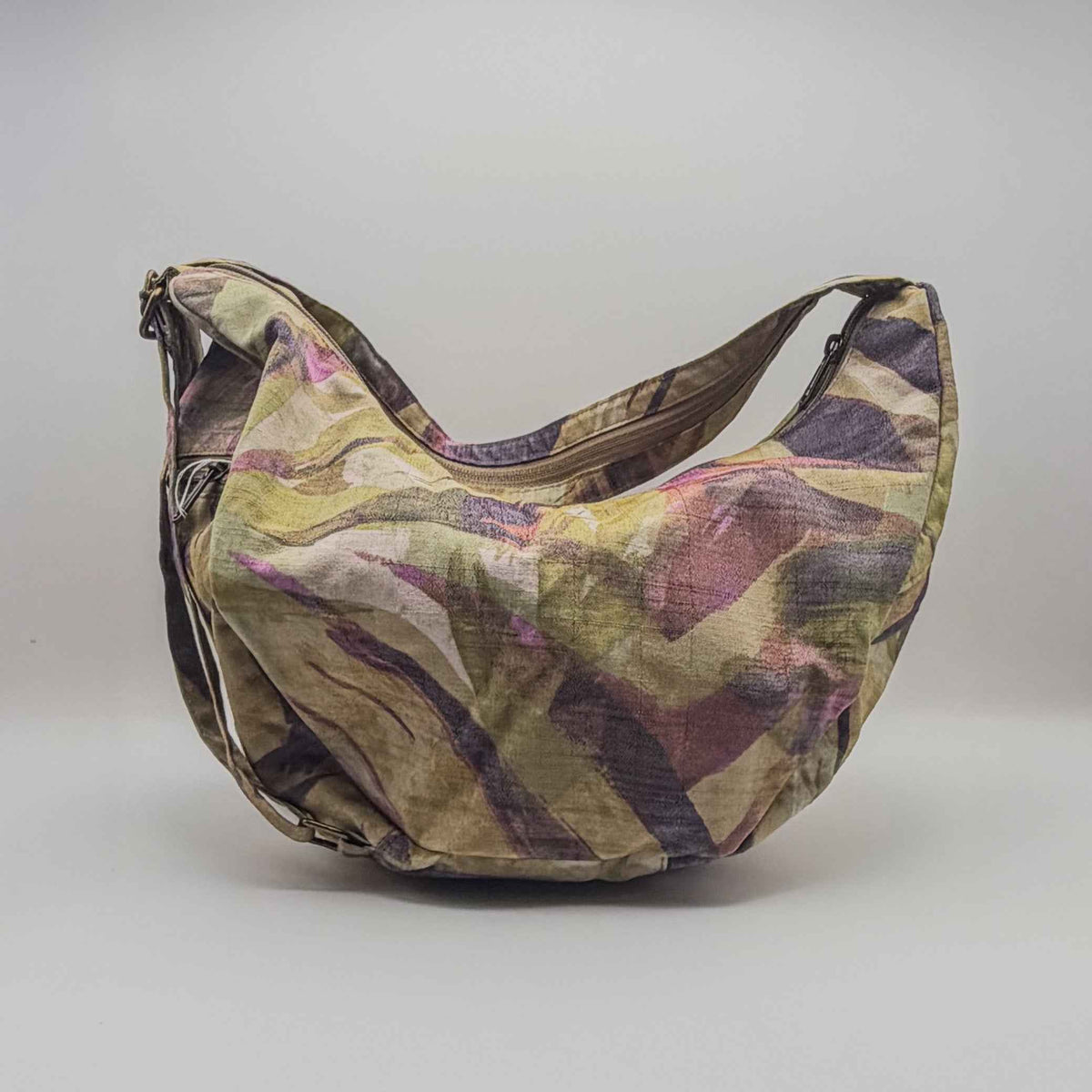 Nika Bag - Gray Tan Floral